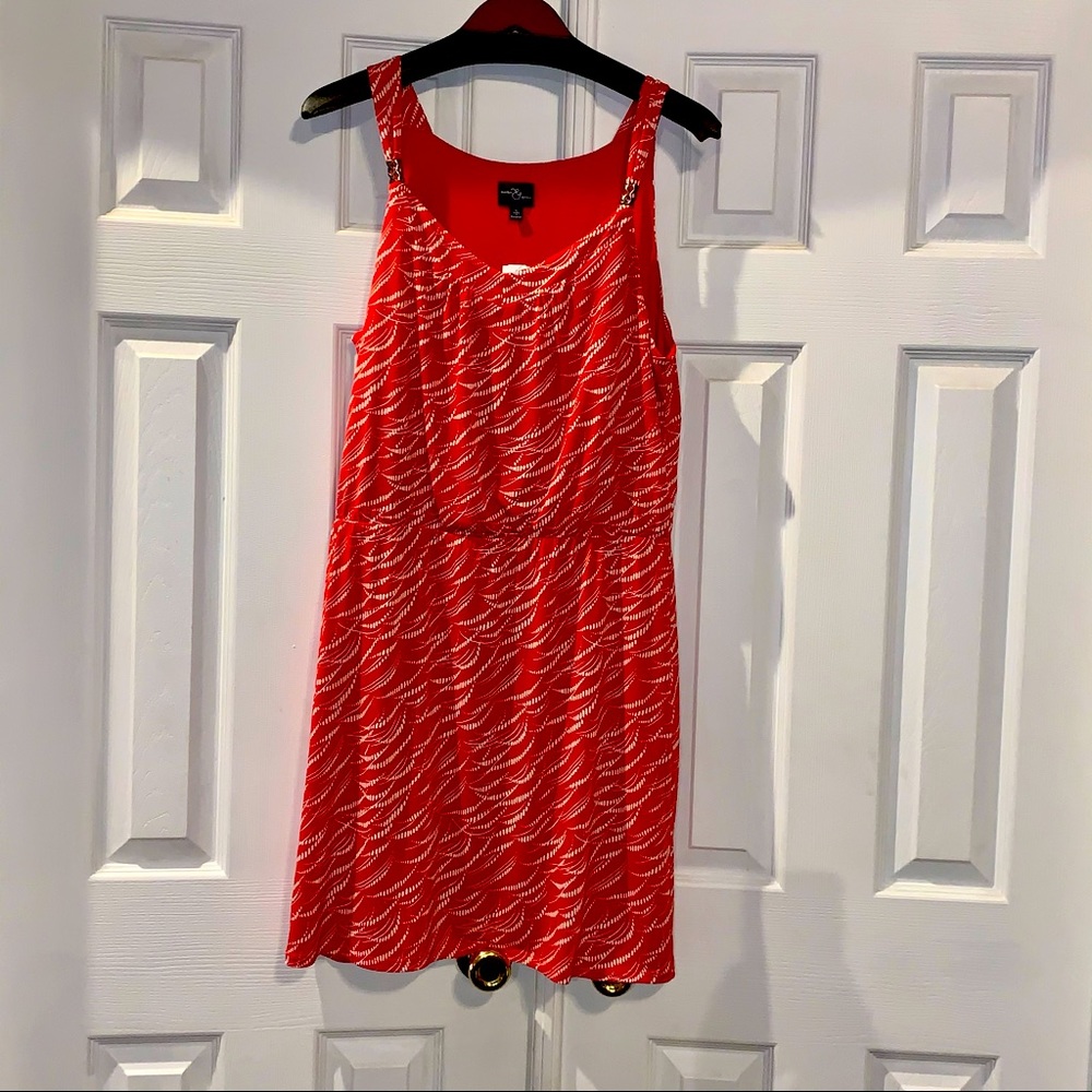 🌹RICH IN RED🌹 WOMENS MIDI SLEEVELESS DRESS